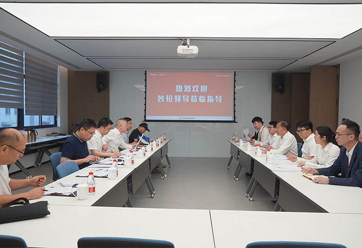 台州市经信局领导莅临温岭市旭日滚塑科技有限公司开展专项视察与指导